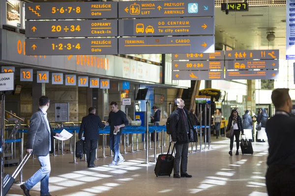 Τερματικό αίθουσα του Ιωάννη Παύλου ΙΙ διεθνές αεροδρόμιο — Φωτογραφία Αρχείου