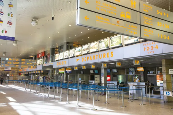 Hall för John Paul Ii Airport — Stockfoto