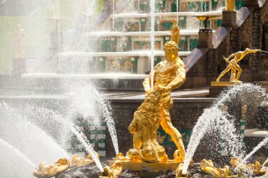 peterhof Palace Grand cascade çeşmeleri