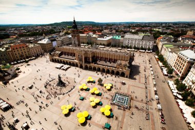 Kazimierz ana meydanında görünümünü? w, Polonya