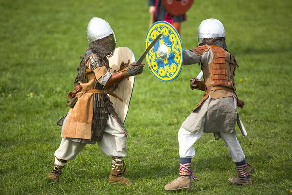 Niet-geïdentificeerde deelnemers van rekawka — Stockfoto