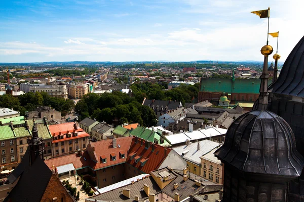 View of the old town of Kracow — Stock Photo, Image