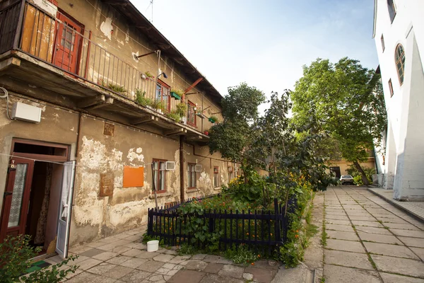 Scene on one of the streets of Lviv — Stock Photo, Image