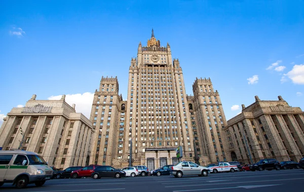 Construção do Ministério dos Negócios Estrangeiros da Federação Russa — Fotografia de Stock
