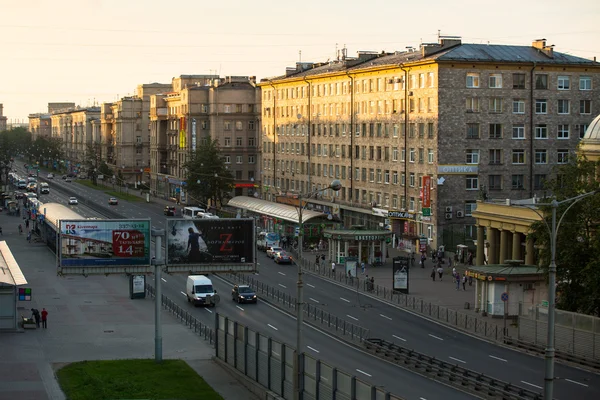 Вид сверху на Стачек - Проспект в Санкт-Петербурге — стоковое фото
