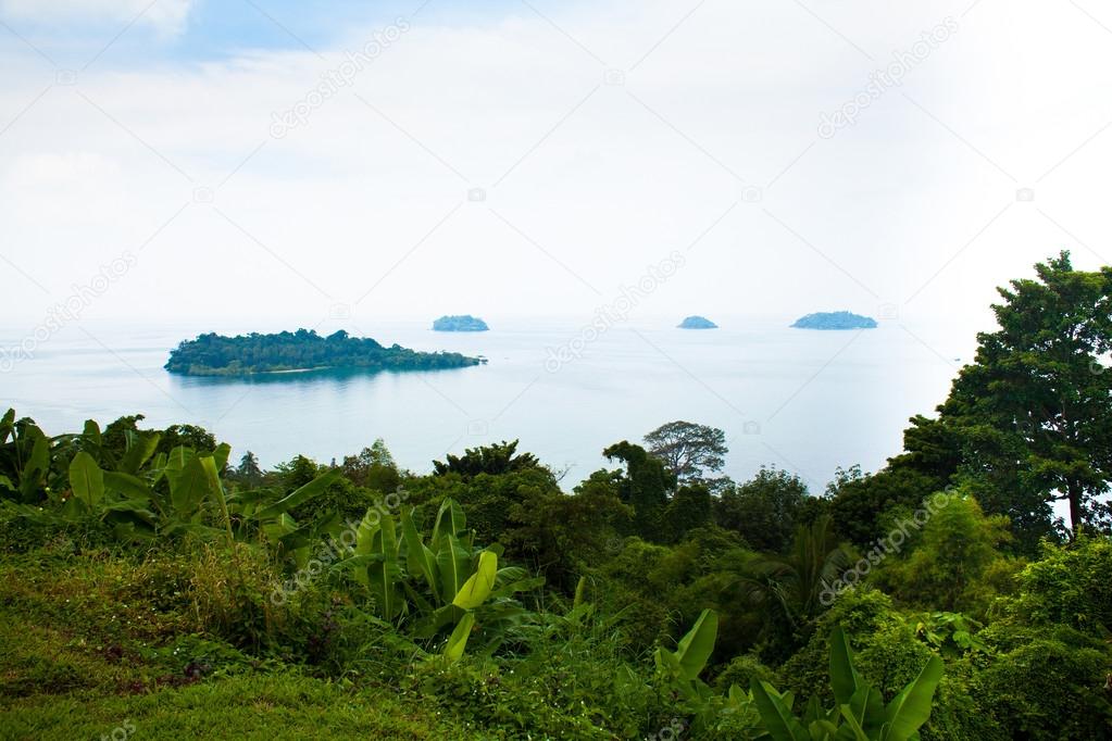 Beautiful view of the Ko Chang island, Thailand