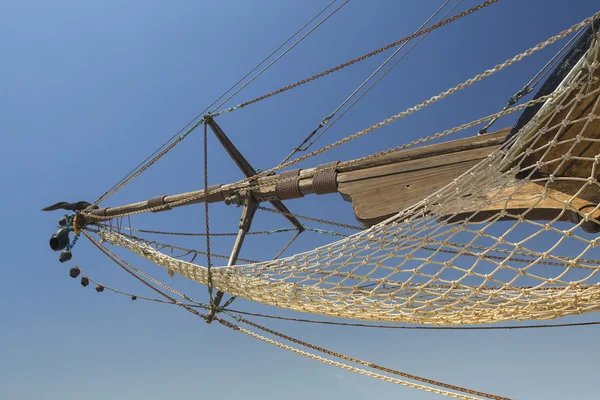 Mast van oud zeilschip — Stockfoto