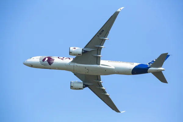 Letadlo airbus a350 způsobené — Stock fotografie