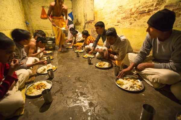 Children during dinner — Stock Photo, Image