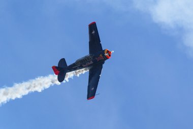 Uçağın gösteri sırasında Uluslararası Havacılık Fuarı ILA berlin hava gösterisi-2014.
