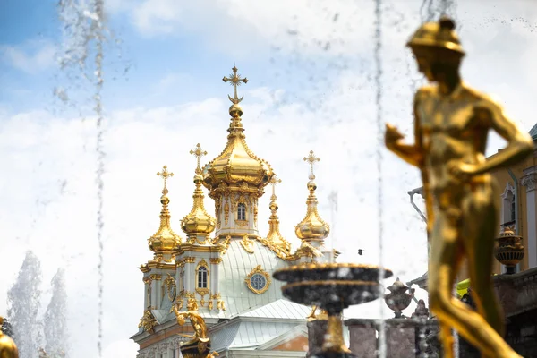 Peterhof palace, κοντά στην Αγία Πετρούπολη — Φωτογραφία Αρχείου