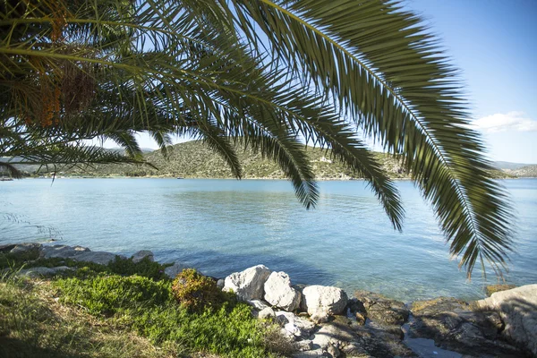 Marina, Saron Körfezi'nde Yunan Adası — Stok fotoğraf