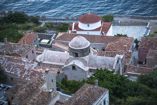 Traditionelle Befestigung der Monemvasia — Stockfoto