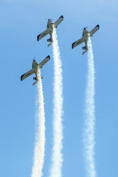 Aerobatik takım 3x Fly — Stok fotoğraf