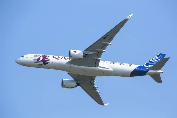 Letadlo airbus a350 způsobené — Stock fotografie