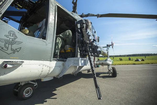 De westland lynx, militaire helikopter — Stockfoto