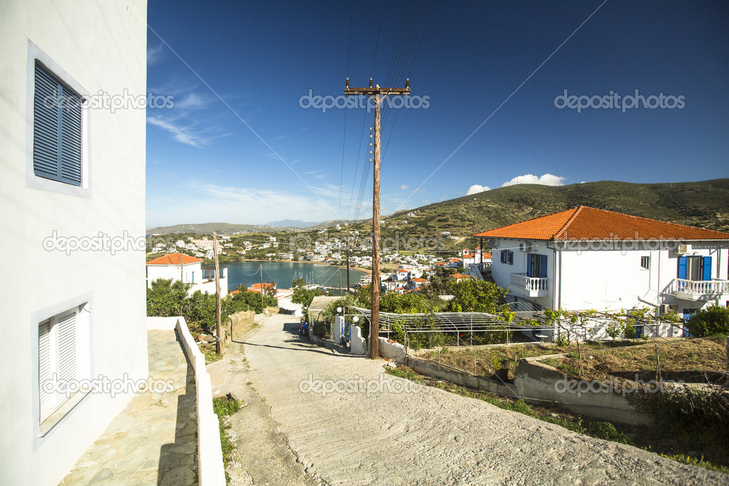 Marina of Andros, Greek  island