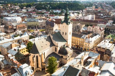 lviv kenti Üstten Görünüm