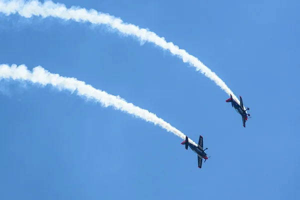 Plano acrobático biplaza — Foto de Stock