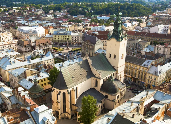 Catedral em lviv. — Stok fotoğraf