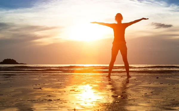 Frauen-Yoga — Stockfoto