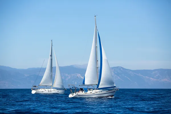 Segelfartyg yachts — Stockfoto