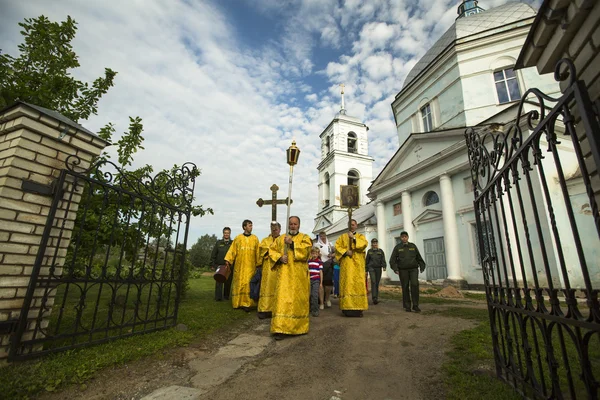 Orthodoxe religiöse Prozession — Stockfoto