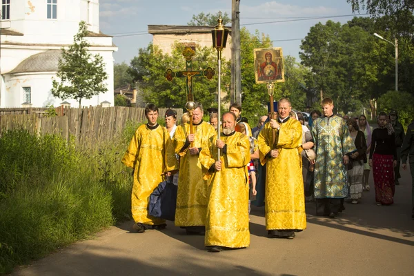 Procesión religiosa ortodoxa —  Fotos de Stock