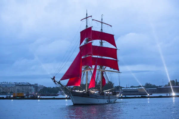 Rigate participated in Scarlet Sails festival — Stock Photo, Image