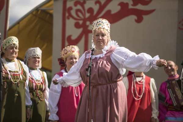 Niezidentyfikowane uczestników na obchody dni miasta — Zdjęcie stockowe