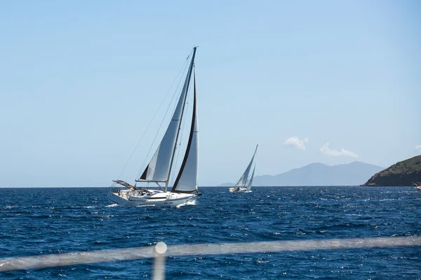 Segelschiff-Yachten — Stockfoto