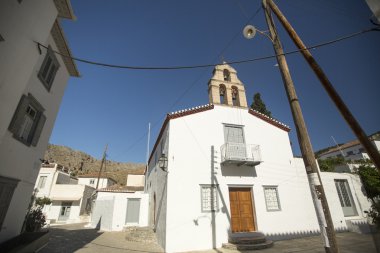 eski geleneksel street, hydra Adası