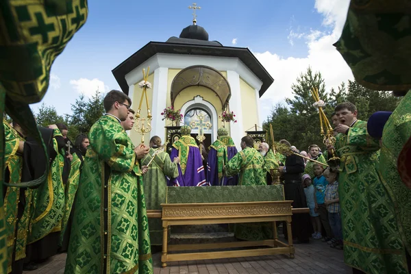 Uroczystości upamiętniające rev. anthony dymsky — Zdjęcie stockowe