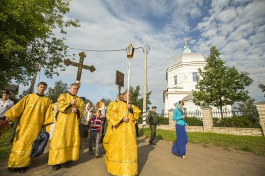 Katılımcılar Ortodoks kutsal ayini