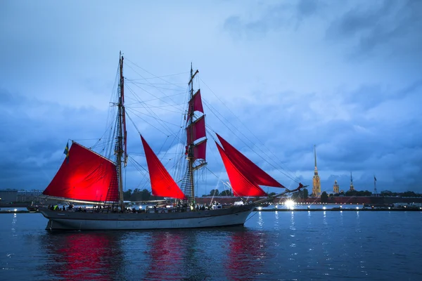 Festival Scarlet Sails — Stock Photo, Image