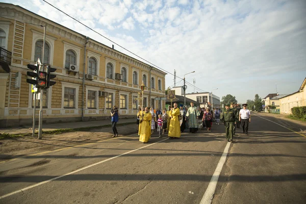 Katılımcılar Ortodoks kutsal ayini — Stok fotoğraf
