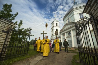 Katılımcılar Ortodoks dini alayı