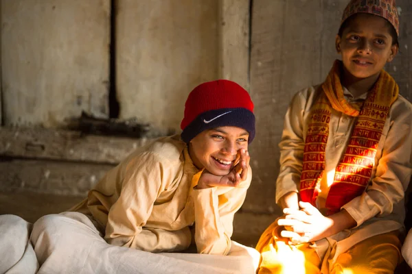 Children  in Sanskrit at Jagadguru School — Stock Photo, Image