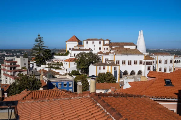 Вид Сверху Одну Улиц Синтры Португалия — стоковое фото