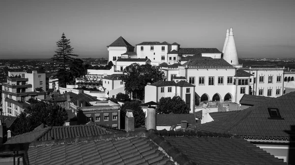 Veduta Dei Tetti Degli Edifici Nella Parte Storica Sintra Portogallo — Foto Stock