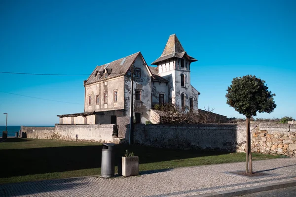 Uma Antiga Casa Costa Atlântica Norte Portugal — Fotografia de Stock