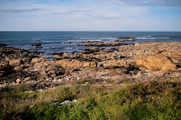 Costa Rocosa Del Océano Galicia España — Foto de Stock