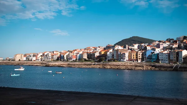 Widok Miasto Guardia Galicja Hiszpania — Zdjęcie stockowe