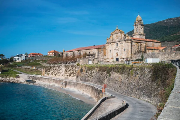 Veduta Del Monastero Oia Vicino All Atlantico Galizia Spagna — Foto Stock