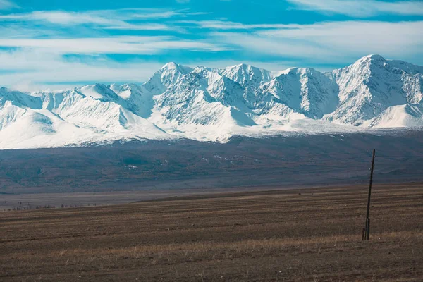 Βουνό North Chuya Κορυφογραμμή Της Δημοκρατίας Altai Ρωσία — Φωτογραφία Αρχείου