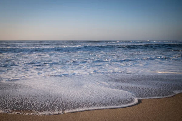 Soft Foam Surf Shores Atlantic Ocean — Stockfoto