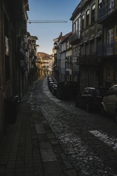 View One Narrow Streets Old Town Porto Portugal — Zdjęcie stockowe