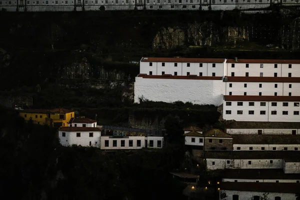 Gebäude Ufer Des Douro Vila Nova Gaia Historischen Viertel Von — Stockfoto