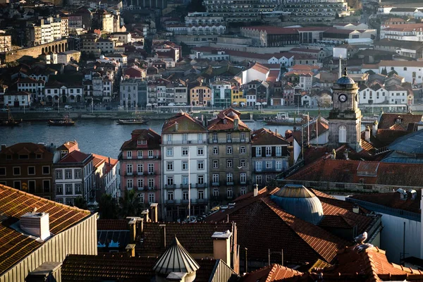 Veduta Quartiere Residenziale Del Fiume Douro Nel Quartiere Storico Oporto — Foto Stock