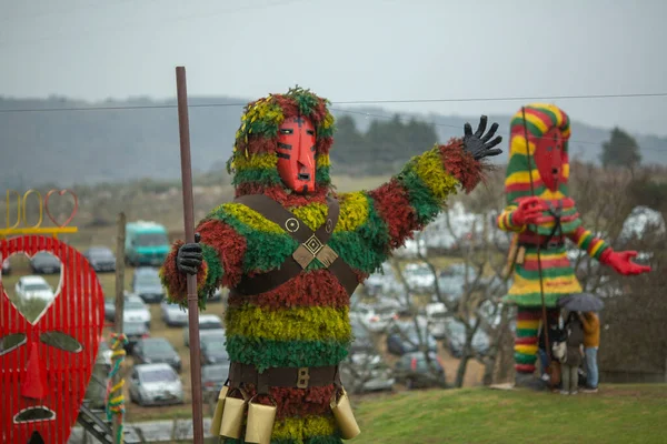 Podence Portugal Mar 2022 Cours Ancien Carnaval Tenu Dans Village — Photo
